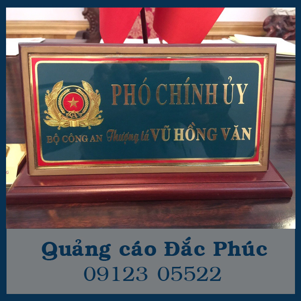 Biển Chức Danh Công An