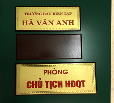 Biển Phòng Ban Đồng Gỗ