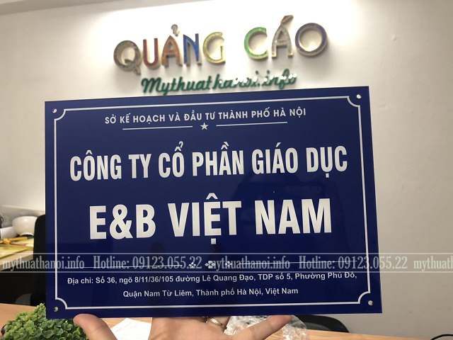 Biển Công Ty Giá Rẻ Tại Hà Nội